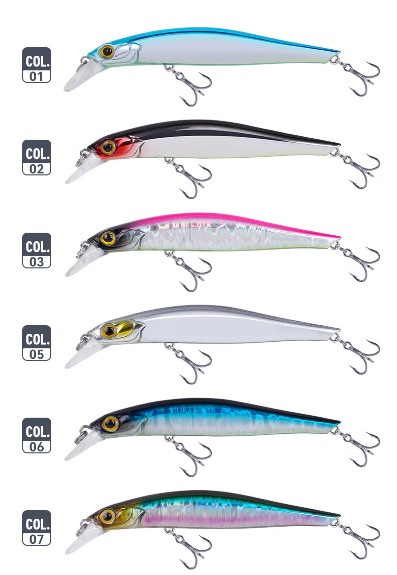 Приманка для рыбалки Guowangliya Lure Sinking Minnow, тонущая, для пресноводного окуня, искусственная приманка, имитирующая бионическую приманку, 14г/12