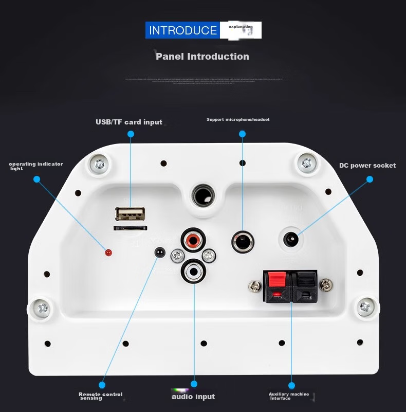 SAST 70W уличный водонепроницаемый Bluetooth-динамик, настенный усилитель, подвесной громкоговоритель для школы, парка, конференций, магазина