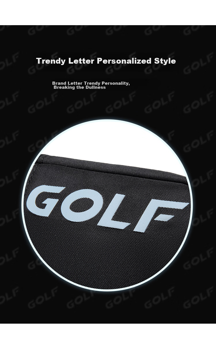 Сумка GOLF через плечо для мужчин, легкая спортивная сумка, черная