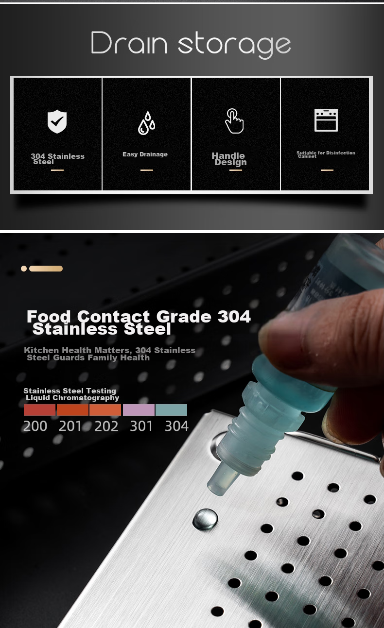 Контейнер для хранения столовых приборов Onlycook, 304 нержавеющая сталь, большой размер, современный стиль, настольный