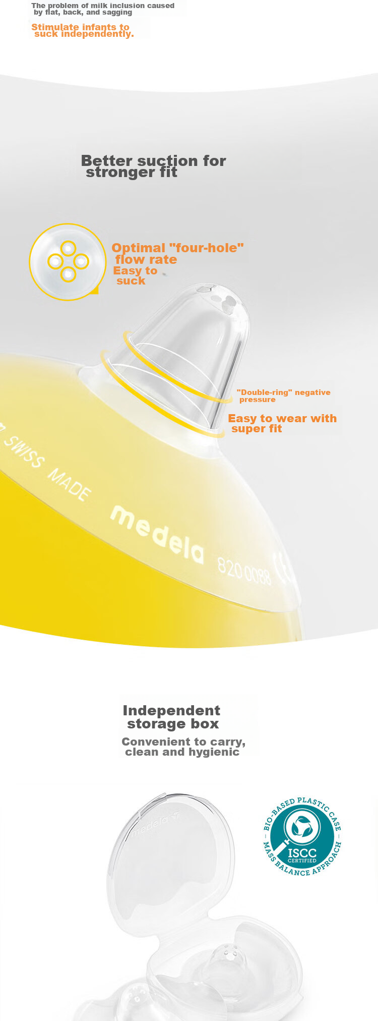 Защитные накладки на соски Medela, размер S, 2 шт.