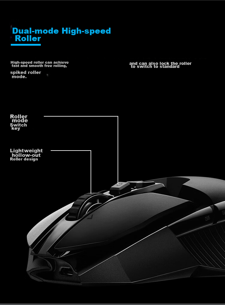 Игровая беспроводная мышь G G903 LIGHTSPEED, обновленная версия, RGB, сенсор HERO, для PUBG, LOL, для левой и правой руки