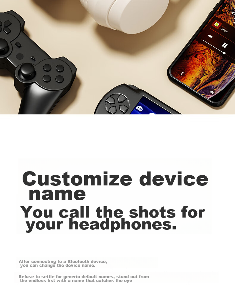 Беспроводные накладные наушники iKF T1 Pro с пространственным звуком, Hi-Fi аудио, Bluetooth 5.4, шумоподавление, белый