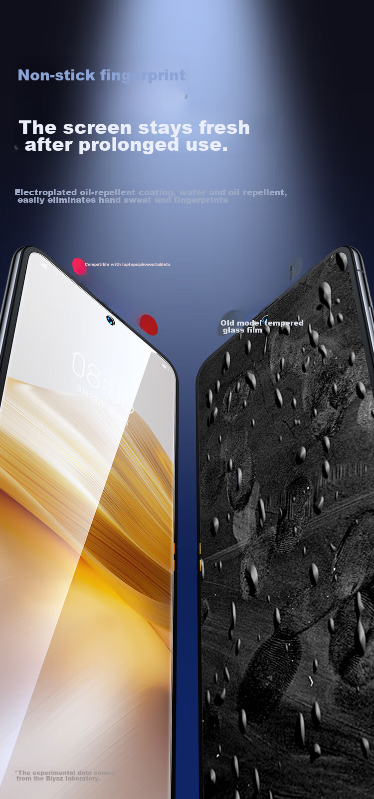Защитная гидрогелевая пленка BIAZE для Huawei Pocket 2, комплект из 2 шт. (внутренняя и внешняя пленки), полная защита экрана от царапин, HD, с полной клейкой основой, не закаленное стекло