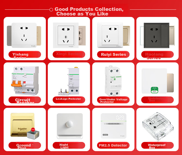 Водонепроницаемая коробка Schneider Electric 86-типа, прозрачная, защита от брызг IP55, серия Tianjia E223R_TR