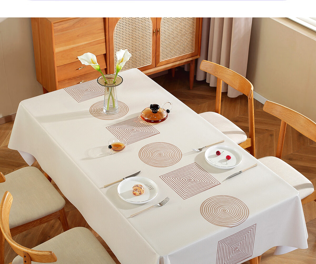 Скатерть Ali Tablecloth, водонепроницаемая, маслостойкая, термостойкая, ПВХ, прямоугольная, 90x140 см, дизайн "Счастливый шар"