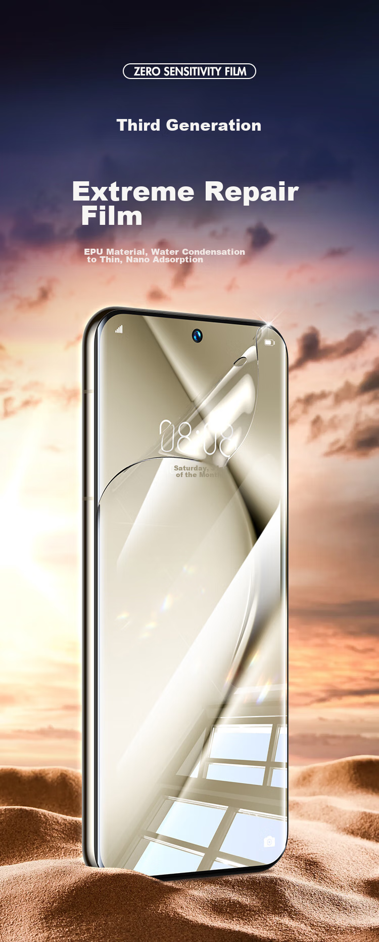 Защитная гидрогелевая пленка для Huawei Pura