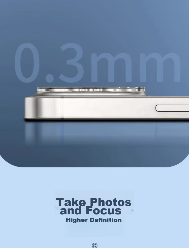 Защитное стекло для камеры ESCAPE для iPhone 15/15 Plus, высокая четкость, защита от падения, износостойкое, закаленное стекло, полное покрытие