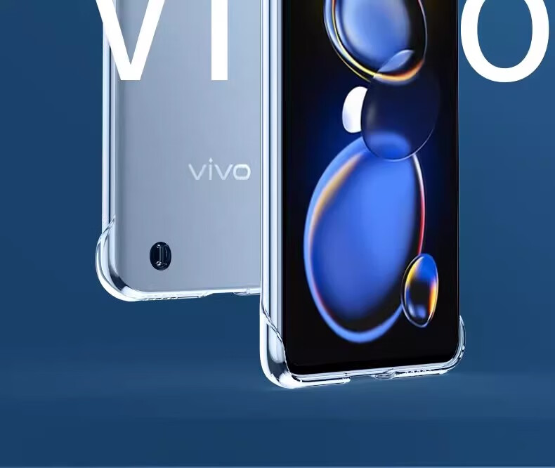 Чехол для телефона ZHIWEISHI для Vivo IQOO 12, ультратонкий, полностью прозрачный, безрамочный, жесткий корпус, ударопрочный, простой дизайн