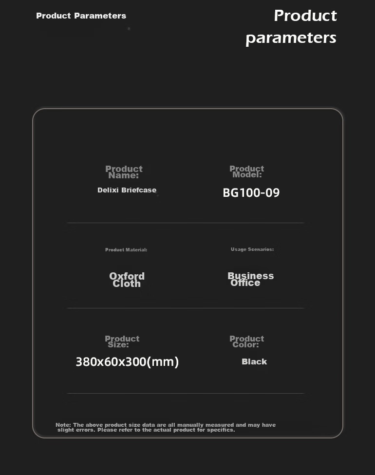 Деловой портфель Deli, мужская сумка для ноутбука, портативная, черная, 31.2 x 6.9 x 39 см