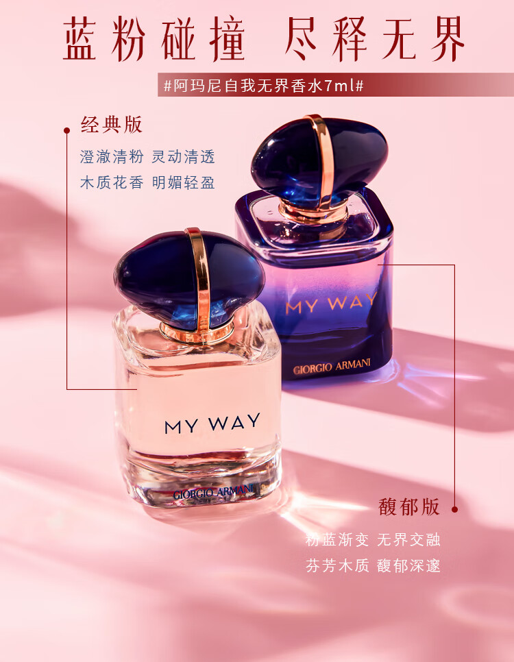 阿玛尼（ARMANI）自我无界馥郁版7mlQ版香水无喷头 中小样，介意慎拍