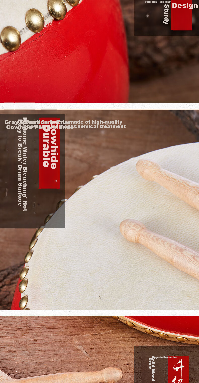 Детский барабан RANGE Sheepskin Children's Drum, 8-дюймовый барабан с палочками и подставкой, музыкальный инструмент для детей, барабан для начинающих