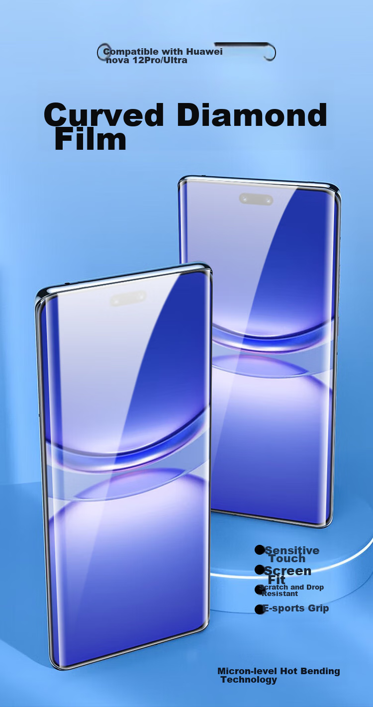 Защитное стекло KOOLIFE для Huawei Nova 12 Pro/Ultra и Nova 13 Pro, ультратонкое, HD, противоударное, защита от отпечатков пальцев