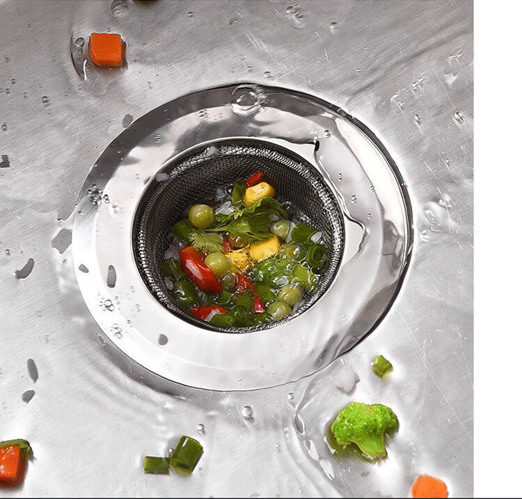 Сито для раковины Cuisinart, антизасор, для мытья овощей и посуды, из нержавеющей стали, дренажное отверстие, сетка для слива, 2 шт.