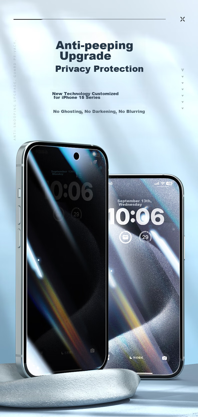 Защитное стекло для iPhone 15 Pro Max