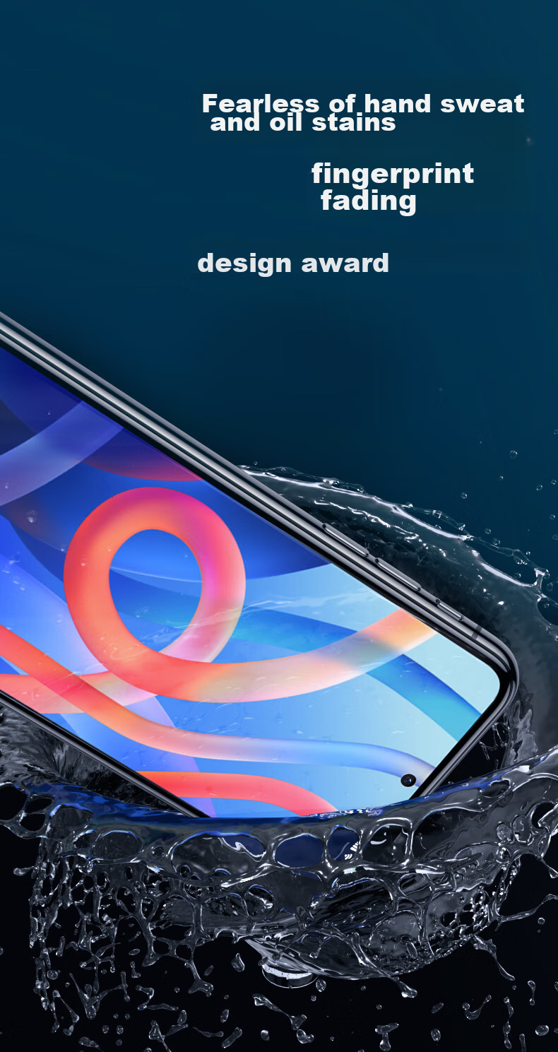Защитное стекло KOOLIFE для Xiaomi Redmi Note 11 и Redmi Note 11T, полноэкранное, высокой четкости, защита от падений и отпечатков пальцев