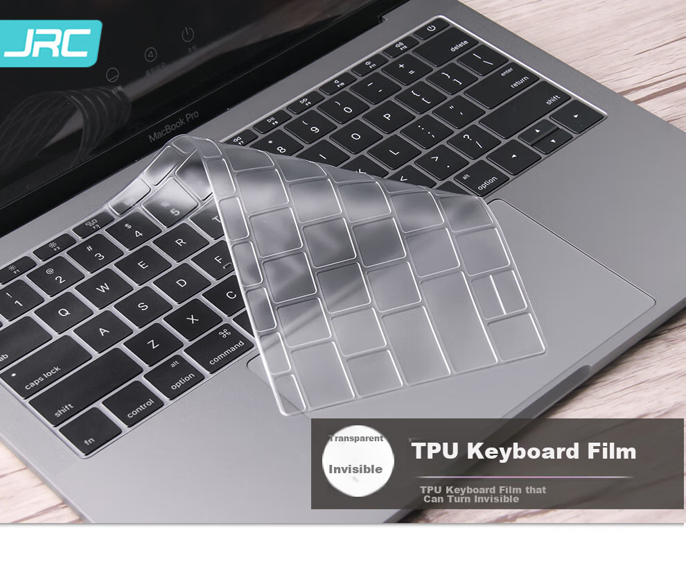 Защитная пленка для клавиатуры Jichuan Apple MacBook Air 13.3 дюйма, A1466/A1369, ультратонкая, прозрачная, водонепроницаемая, пылезащитная
