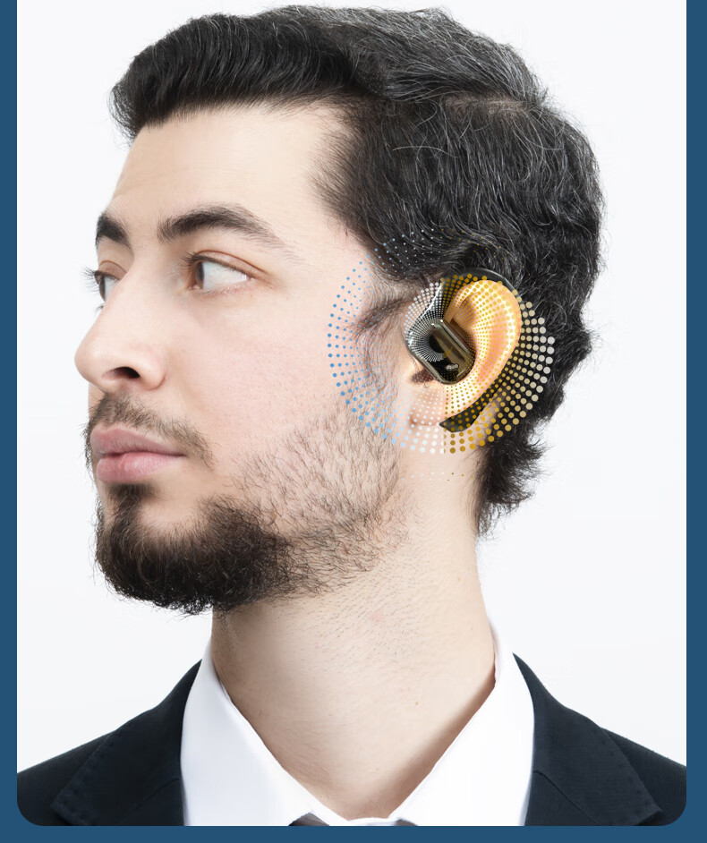 Беспроводные наушники Masentek A107 с костной проводимостью, Bluetooth 5.3, время работы до 38 часов, защита IPX5, черный