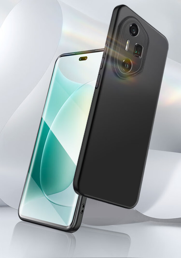 Чехол для телефона Kulefeng [Skin-Like | Anti-Fingerprint] для Honor 300 Ultra, защитный чехол для Honor 300 Ultra, защита всей линзы, матовый мягкий чехол, черный