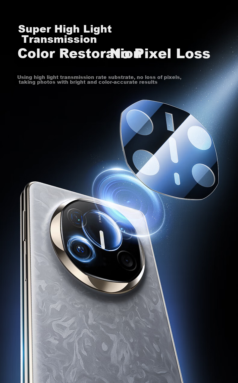 Защитная пленка PISEN для задней камеры Huawei Mate X6, прозрачная, противоударная, против царапин, 2 шт.