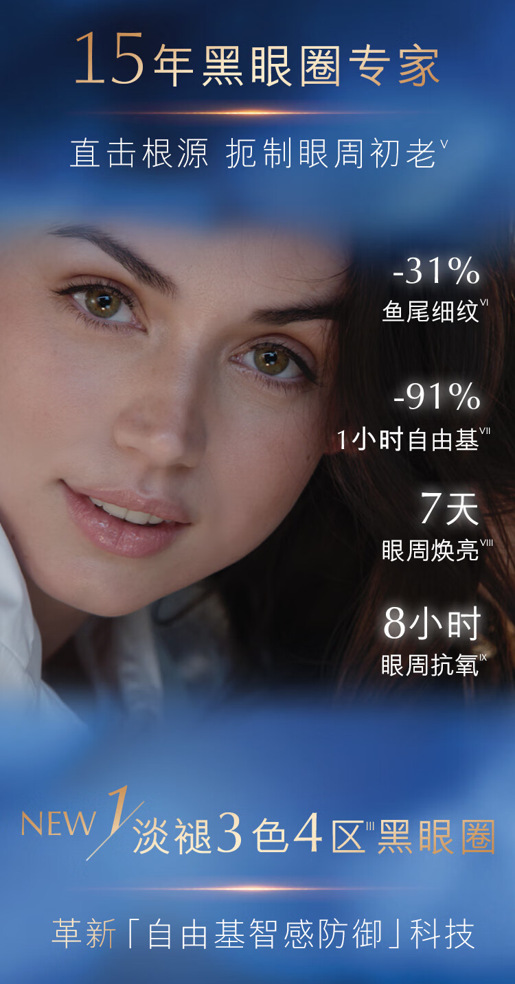 雅诗兰黛小棕瓶精华眼霜15ml龙年限定护肤化妆品淡化细纹新年礼物女