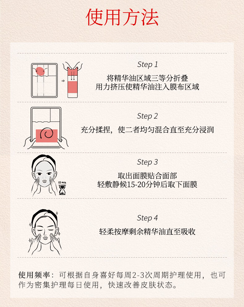 萃乐活（trilogy）密集多效修护油养面膜（1PCS）尝鲜装小样补水提亮礼物