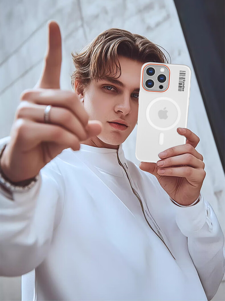 Чехол-накладка Baozou для iPhone 16 Pro, противоударный, с защитой от отпечатков пальцев, черный