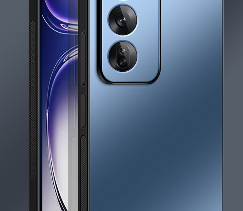 Чехол для телефона Shangsu для OPPO Reno12, защитный чехол, полное покрытие объектива, бизнес-стиль, лавандово-серый
