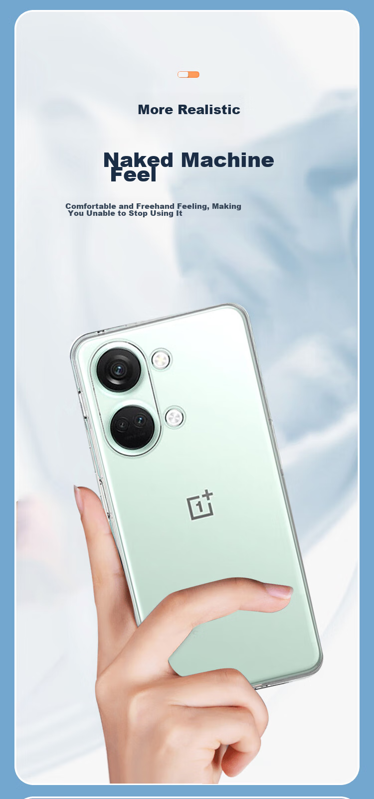 Противоударный чехол KOOLIFE для OnePlus Ace 2V, прозрачный, с защитой камеры, тонкий, устойчивый к отпечаткам пальцев