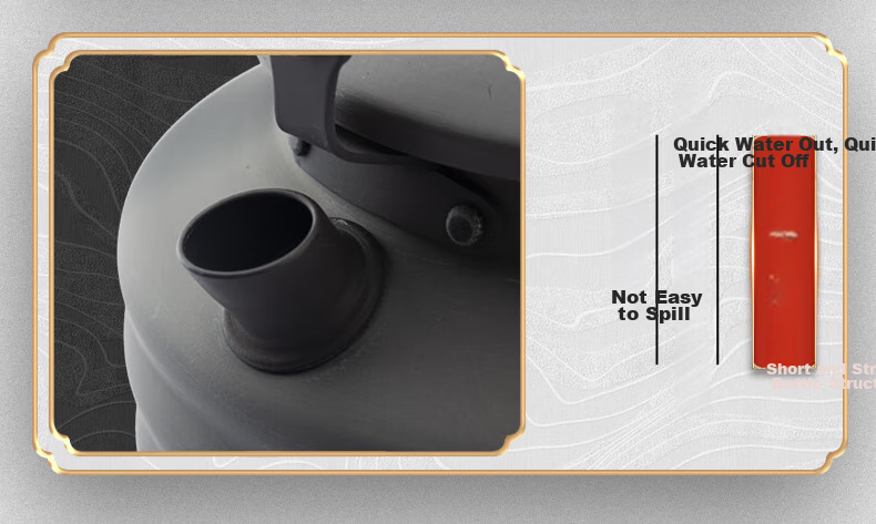 Туристический котелок ALOCS Xintang Water Kettle 1.3 л, набор для чая, для кемпинга и самовождения