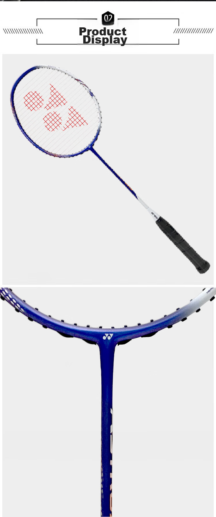 Бадминтонная ракетка YONEX Astrox Light Speed AXGS, полнокарбоновая, одинарная, 4U, с натяжкой 24 фунта