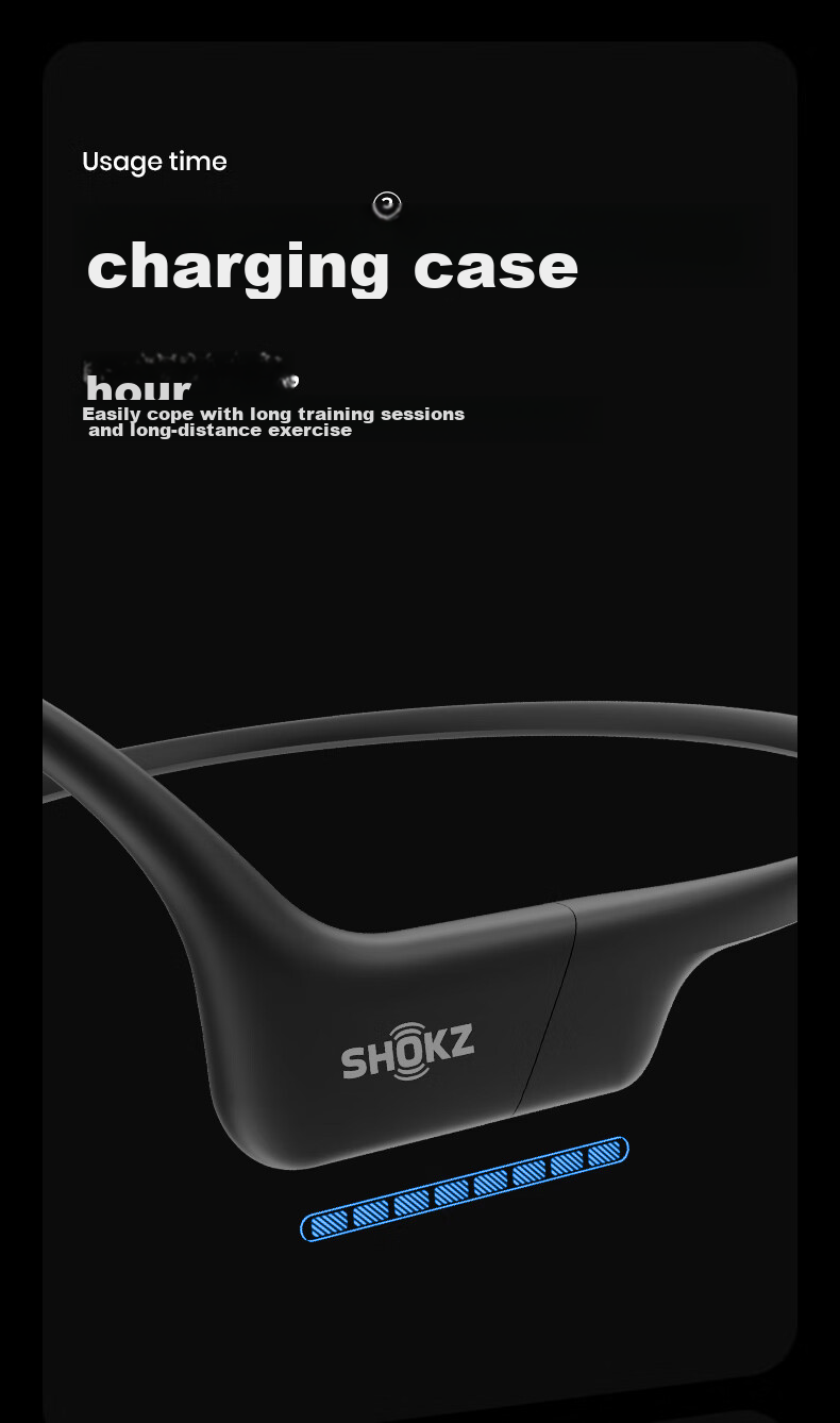 Беспроводные наушники SHOKZ OpenRun Air S803, костная проводимость, спортивные, черные