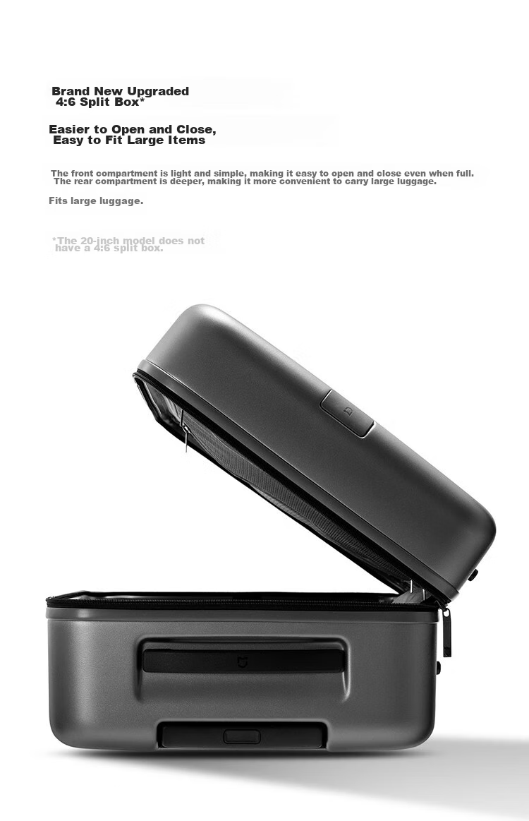 Чемодан Xiaomi Mijia Luggage, 20-дюймовый ручная кладь, поликарбонатный, с кодовым замком, бежевый