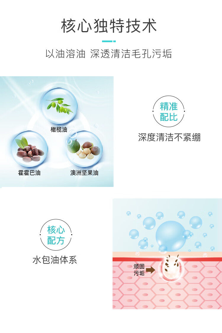 高姿 小青罐洁肤霜120g（清洁面部按摩霜）深层清洁 净澈毛孔