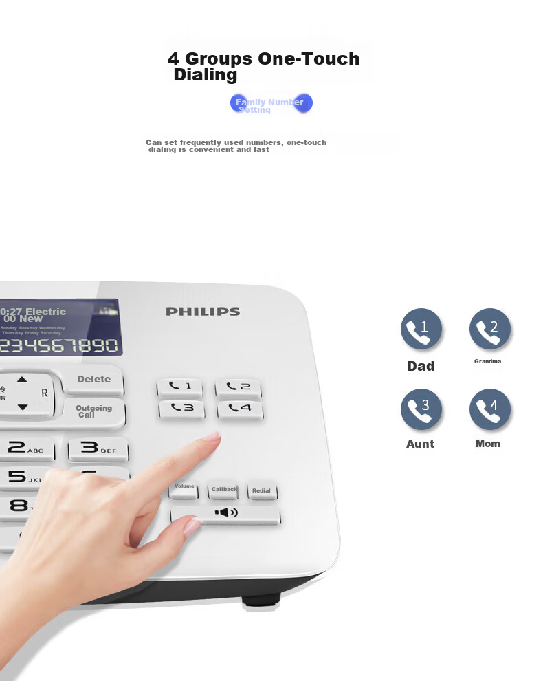 Стационарный телефон PHILIPS
