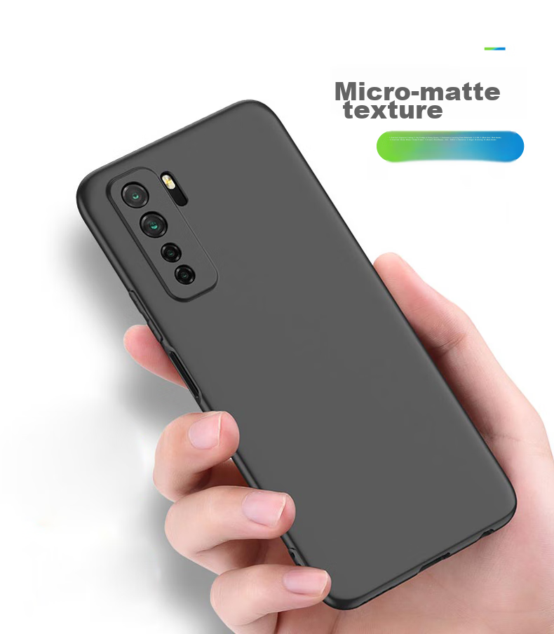 Чехол для телефона HotFire для HUAWEI Nova 7 SE, Huawei Nova 7 SE 5G, противоударный, матовый, прозрачный, черный