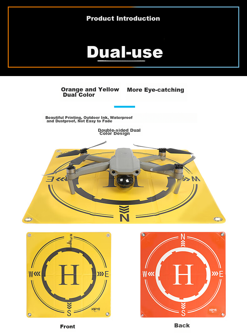 Взлетно-посадочная площадка QIYE для DJI Mini 4 Pro, складная, портативная, универсальная для Mini 3, Mini 5 Pro, AVATA