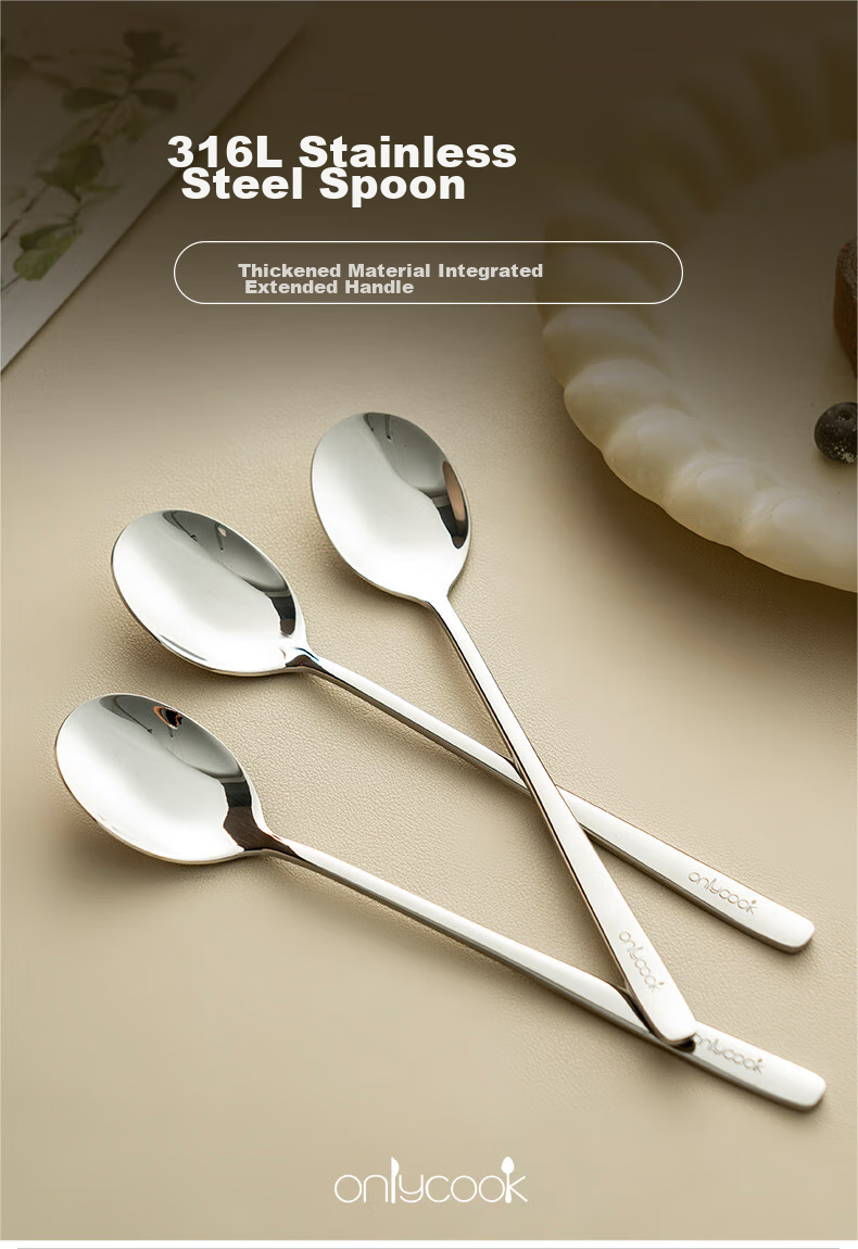 Ложка Onlycook из нержавеющей стали 316L, набор из двух штук