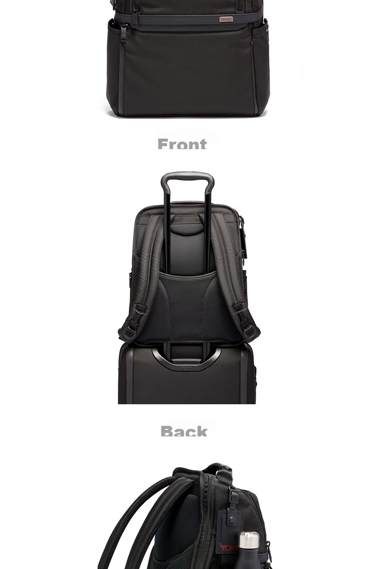 Рюкзак TUMI ALPHA Series, черный, нейлон, для бизнеса и путешествий