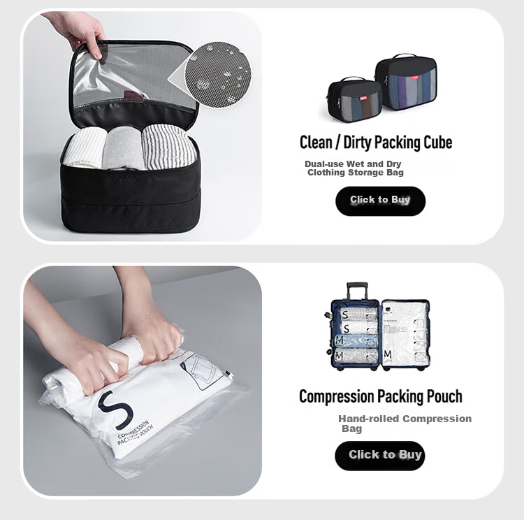 Набор органайзеров для багажа Pack All, 3 предмета, для путешествий, легкая версия