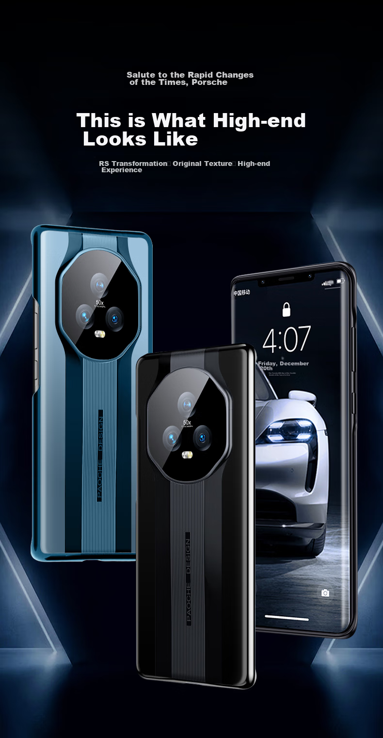 Керамическая накладка KEKLLE для Honor Magic5, ультратонкая, бизнес-стиль, черная, противоударная, с защитой камеры