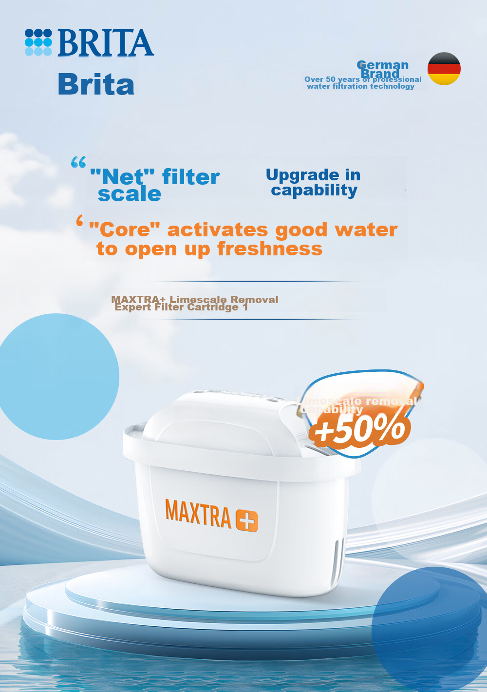 Фильтр-кувшин Brita MAXTRA+LE, 3 картриджа, 3.5 л, белый