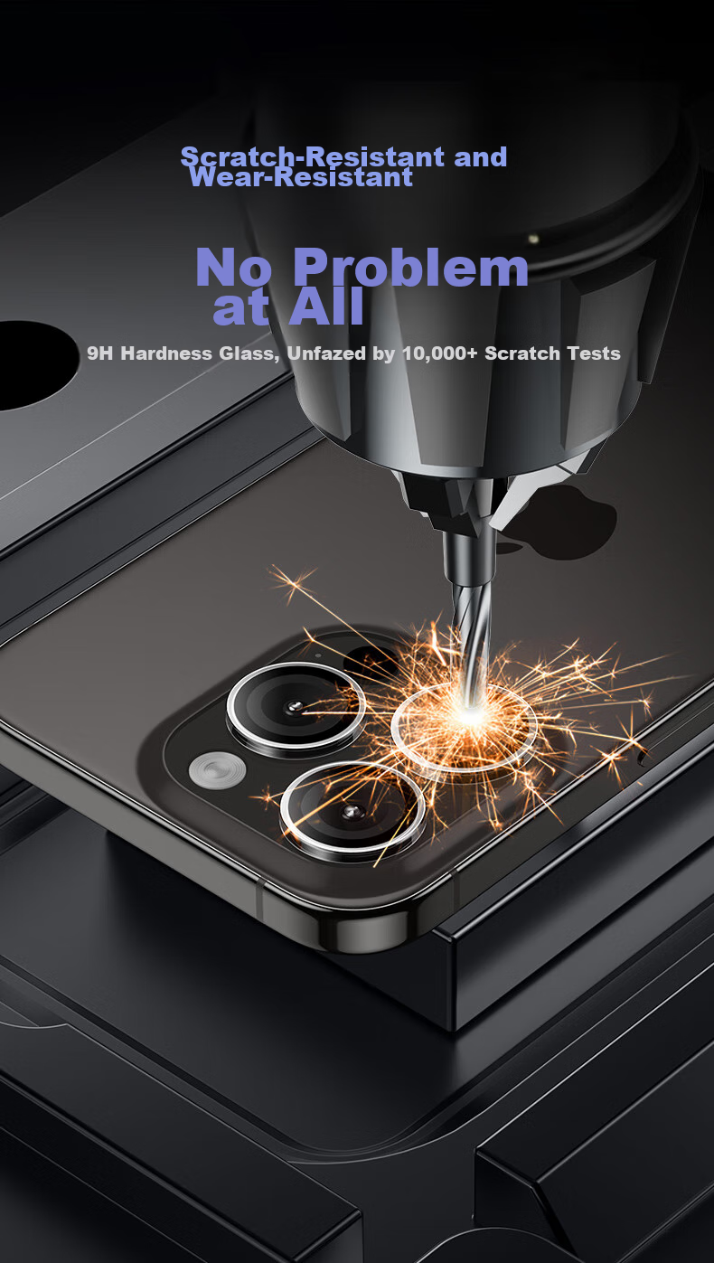 Защитное стекло ESR для камеры iPhone 15 Pro/15 Pro Max, прозрачное
