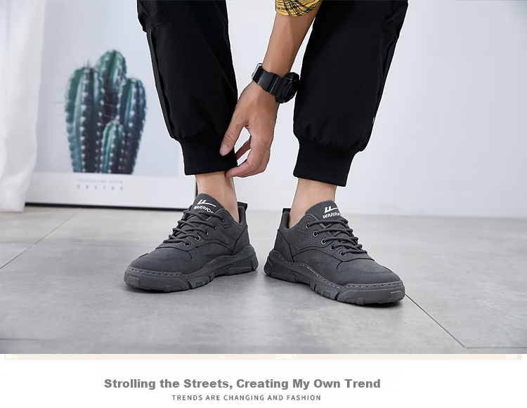 Кроссовки Warrior Casual Shoes WXP(WZ)-0304 для мужчин, темно-серые, размер 44