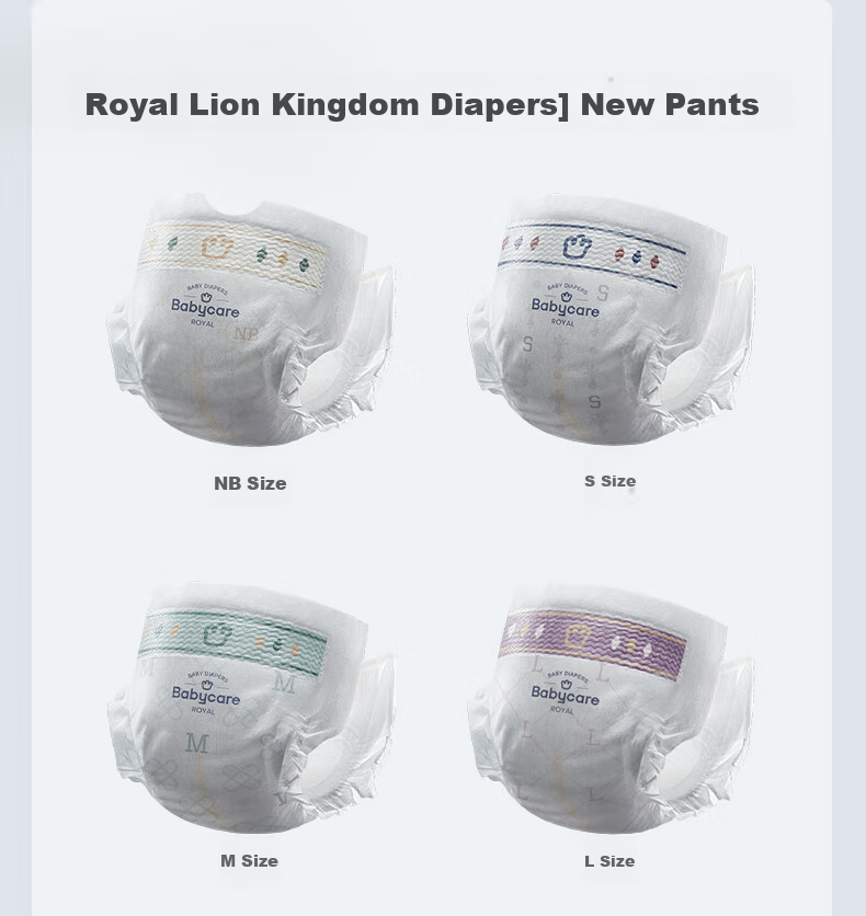 Подгузники Babycare Royal Lion Kingdom, для новорожденных, NB, 68 шт (<5кг)