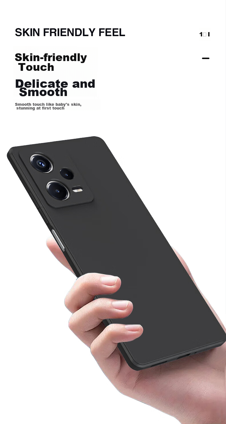 Чехол для Xiaomi Redmi Note 12 Pro+ HotFire, силиконовый, противоударный, черный