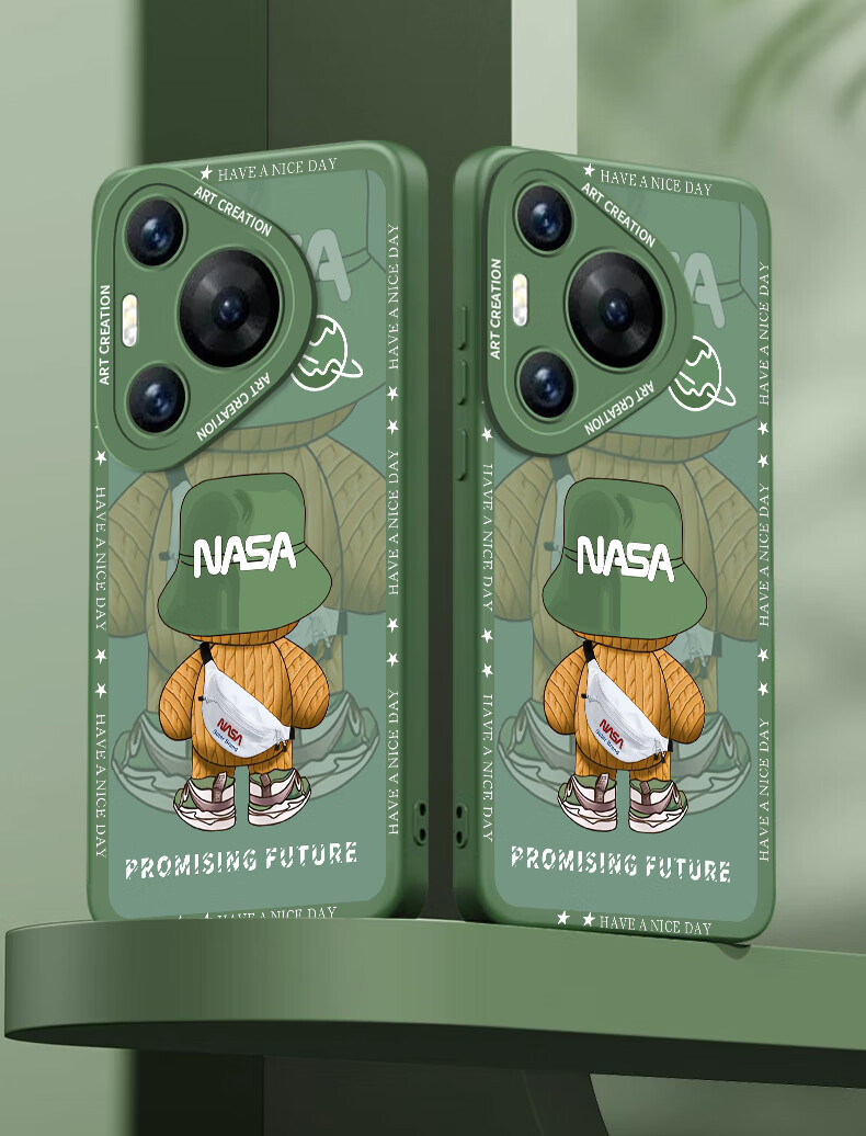 NEYAA Чехол для Huawei P70 Pro, P70 Pro+, защитный чехол с полной защитой объектива, противоударный ультратонкий креативный простой мягкий чехол с рисунком "Далёкая гора" (синий) для мужчин и женщин