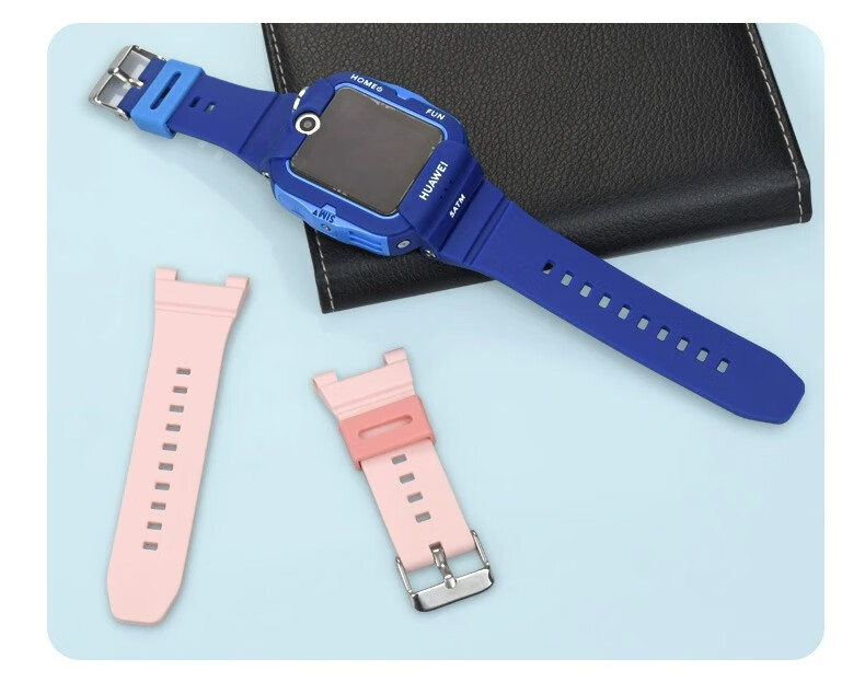 Ремешок для умных часов Iboann из силикона для Huawei Children's Smartwatch 5X/5XPro, спортивный, для студентов, цвет: вишневый цветущий