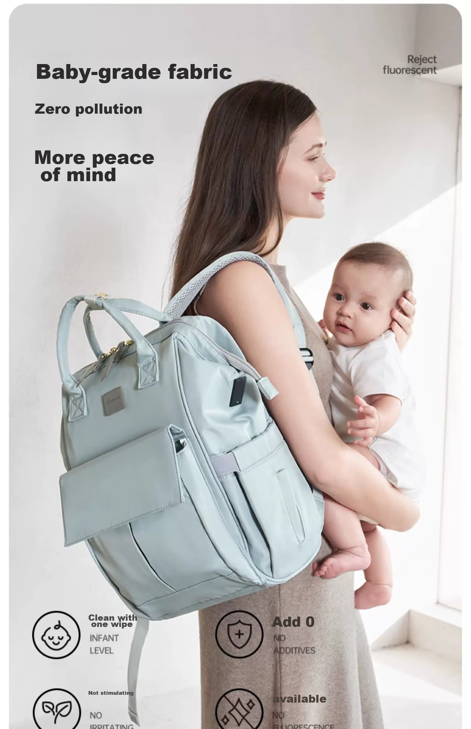 Рюкзак для мам taoqibaby, незаменимый помощник для прогулок с малышом, многофункциональная сумка большой вместимости