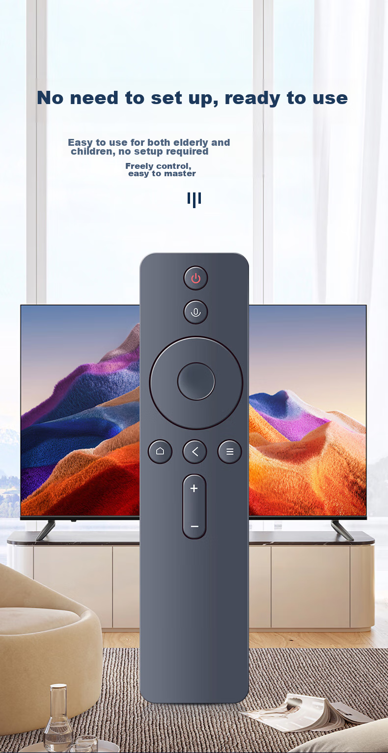 Универсальный Bluetooth пульт дистанционного управления Qinxuan для Xiaomi TV Box, проектора, поддержка голосового управления